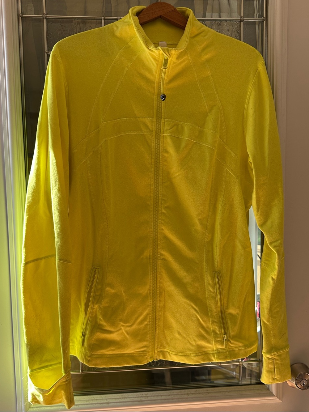 Lululemon define jacket in “electric lemon” 🍋